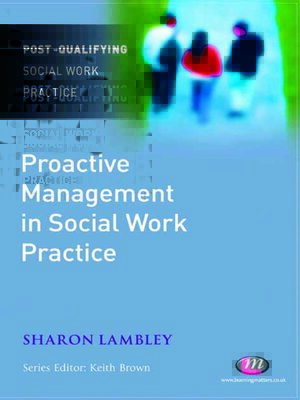 cover image of Proactive Management in Social Work Practice